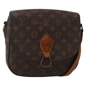 LOUIS VUITTON Monogram Saint Cloud GM Shoulder Bag M51242 LV Auth hk3026